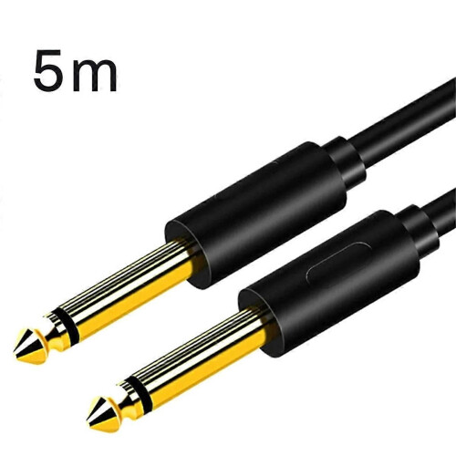 Καλώδιο ήχου Jack 6,5 χιλιοστών από PVC, καλώδιο Jack 6,35 αρσενικό σε Aux αρσενικό, 5 μέτρα 1