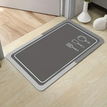 (Kitchen A001, 50*80cm) 1pc Large Size Kitchen Rug, Full Coverage Kitchen Carpet, Non-Slip Diatom Mud Floor Mat, Hallway Carpet, Door