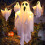 LED-lys Halloween-spøkelsesdekorasjon 40x50cm 5