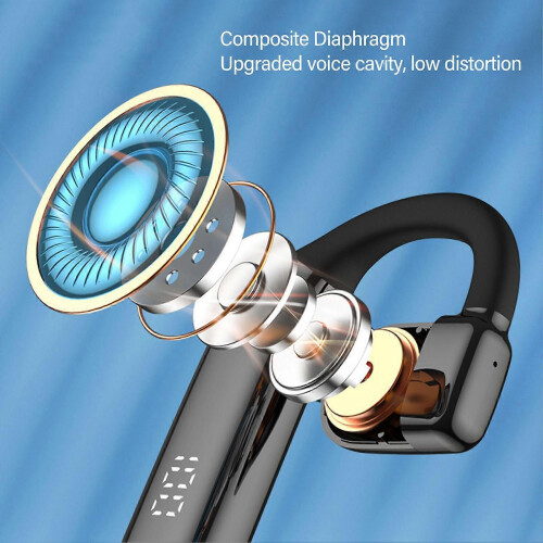 Bluetooth Wireless Earphone Noise Cancelling Bone Conduction Open Ear Headphone Left Right Universal 1