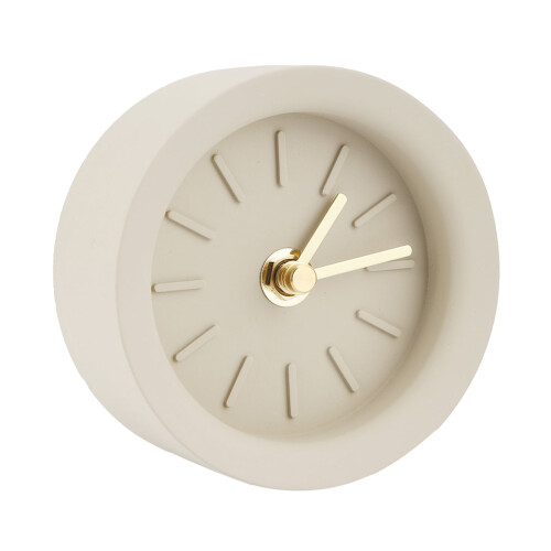 Nikou Concrete Alarm Clock with Copper Hands 2