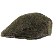 (Green, L) Boardmans Harris Tweed Flat Cap