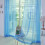 Sheer Leaf Pattern Tulle Curtain Panels Light Filtering 3