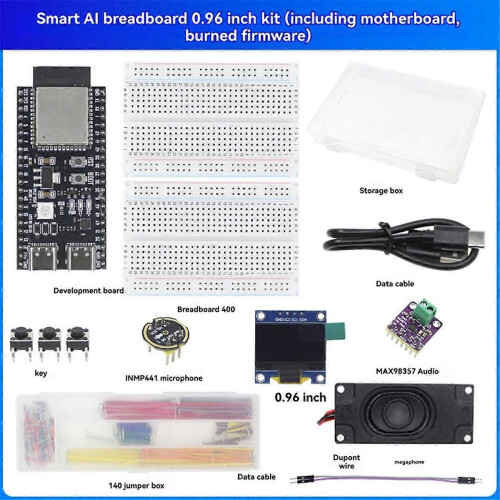 Ρομπότ AI Voice Chat ESP32-S3 για ανάπτυξη, Breadboard 0,96 ιντσών LCD Kit για εκπαίδευση μαθητών 1