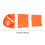 Flughafen-Windsack, orange, wasserdicht, reflektierend, 60 cm 5