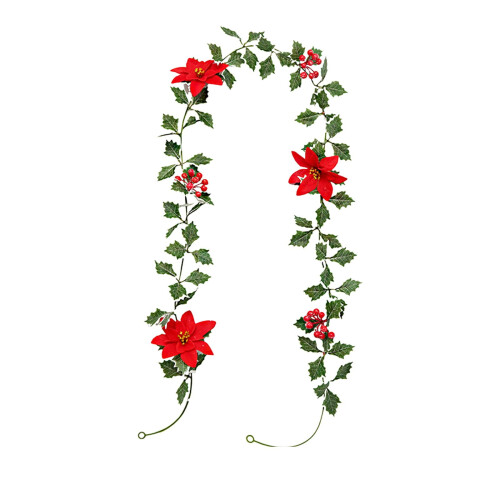 Artificial Rattan Christmas Decoration Snowflake with 1