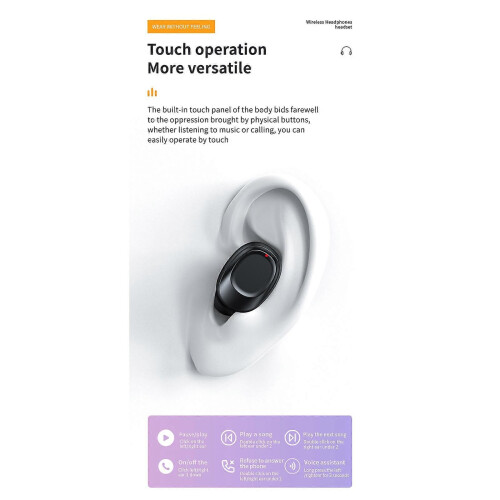 K50 low energy consumption earbuds wireless BT headset 2
