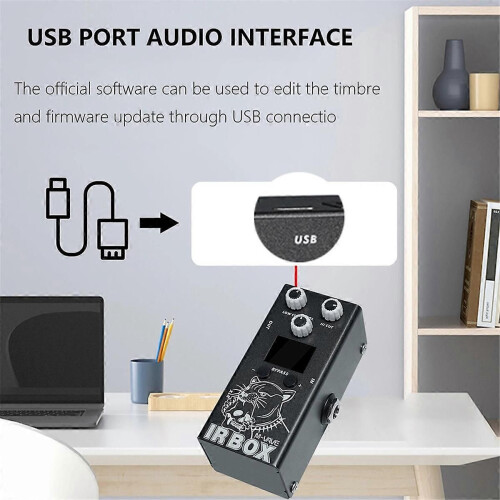 IR-BOX Gitarr Bas Effekter 32 förinställda alternativ 2