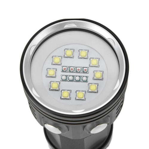 Φακός κατάδυσης LED 22 LED IPX8 Αδιάβροχος 10000lm Φορητός φακός αλουμινίου 100 μέτρων 1