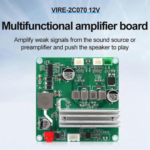 Ψηφιακός ενισχυτής HiFi 12V στερεοφωνικός TPA3116 70Wx2 διπλού κ 2