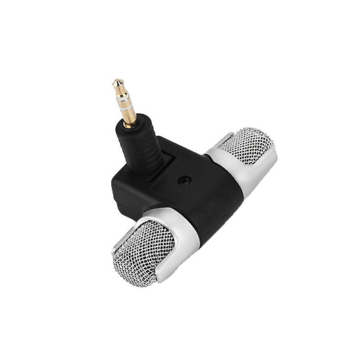 Mini Stereo Microphone with 3.5mm Gold Plated Jack for PC, Laptop, MD, Camera 1