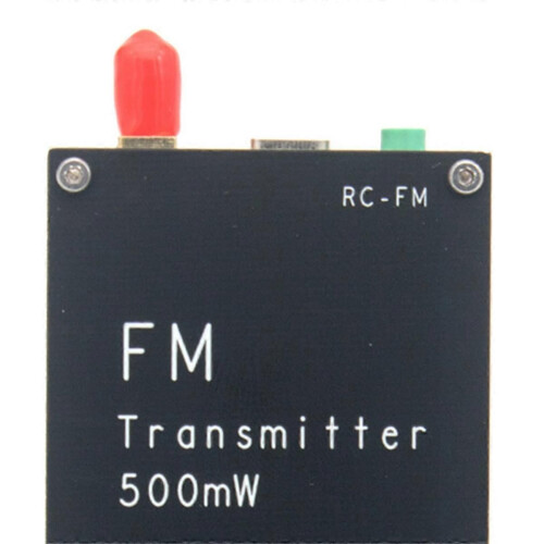 2000M 500mW FM Mitter Συχνότητα Οθόνης LCD Στερεοφωνική Ψηφιακή Ρ 2