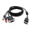 Καλώδιο VGA για Dreamcast High Definition + προσαρμογέας 3,5 χιλ. σε 2 αρσενικά 2