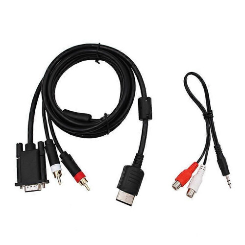 Καλώδιο VGA για Dreamcast High Definition + προσαρμογέας 3,5 χιλ. σε 2 αρσενικά 2