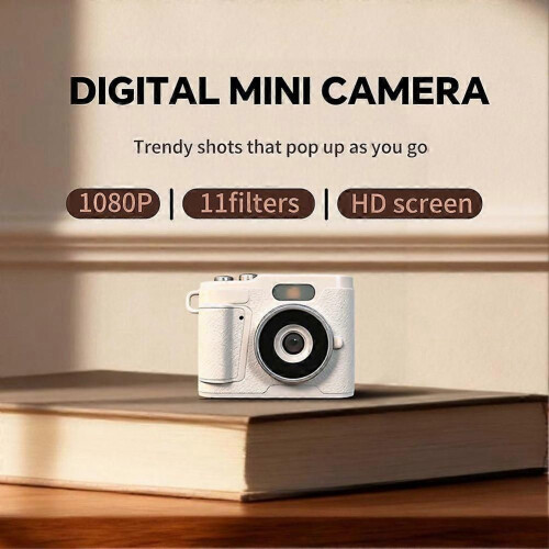 Ρετρό ΜΙΝΙ Ψηφιακή Κάμερα με Φλας 1080P Τσάντα Charm Μίνι Πα 1