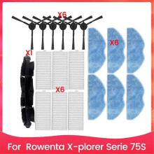 19 delar filter- och borstsats för X-Plorer Serie 75S dammsugare, reservdelar och tillbehör