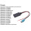 Bluetooth Aux Input Cable Adapter for Alpine CDEW203Ri IDA X303 X305 X301 4