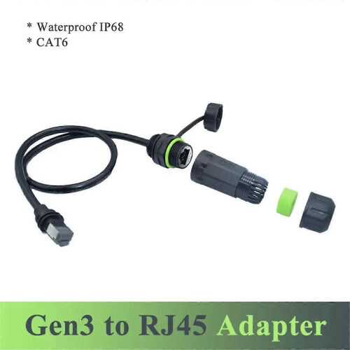 compatible for Gen3 Ethernet Adapter Cable Extension to RJ45 Coupler 2
