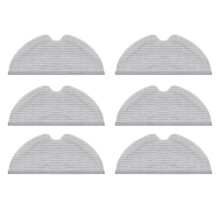 6Pcs Replacement Mop Cloth compatible 1C F9 Sweeping Mopping Pad Robot Vacuum Cleaner Accessories
