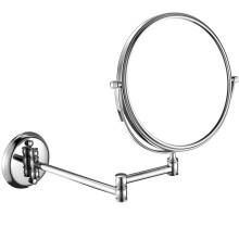 Wall Mounted Makeup Mirror 8 Inch Double Sided 5X Magnifying Vanity Mirror with 360 Swivel Arm