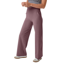 Women's yoga pants, wide-leg pants, comfortable,-Burgundy S