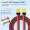 Καλώδιο επέκτασης 2 τεμαχίων XT60 12AWG 1FT XT60 σε XT60 με αρσενι 2