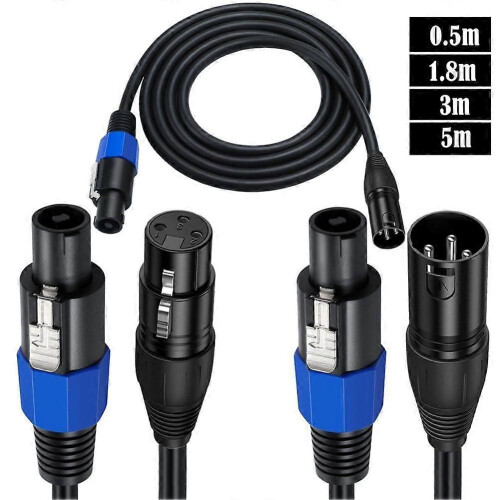 Καλώδιο Speakon σε XLR για ήχο, Speakon σε XLR, επέκταση DJ PA, συναυ 1