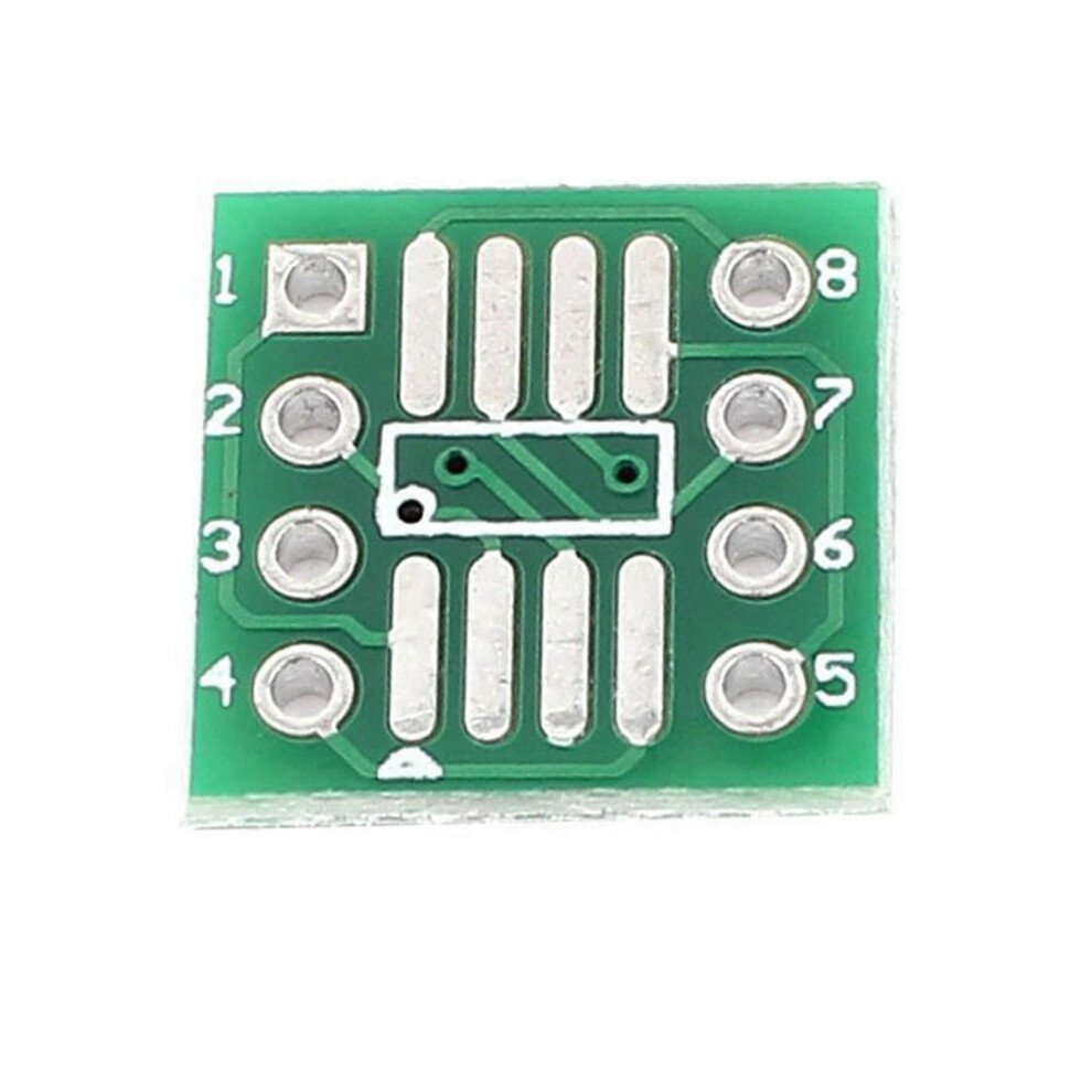 100Pcs Sop8 Ssop8 Tssop8 Smd To Dip8 Adapter 0.65/1.27Mm Pcb Board 9319739663693