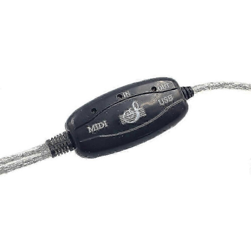 Cable convertidor USB a MIDI, adaptador de PC a teclado musical. 2