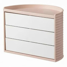 Rotatable Multi-Functional Cosmetic Storage Box for Table,Skincare Product Storage Box, Lipstick Holder Pink