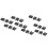 120 Pcs 2.54mm Standard PCB Shunts Short Mini Jumper Cap Connector 2