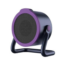 1000W Desktop Electric Heater Warm Air Blower Heating Ceramic Space Heater Tip over Protection for Home Use A US Plug