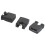 120 Pcs 2.54mm Standard PCB Shunts Short Mini Jumper Cap Connector 3