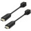 Cable extensor HDMI a RJ45 con soporte Ethernet - Conector hembra/macho compatible con señal TX/RX 4