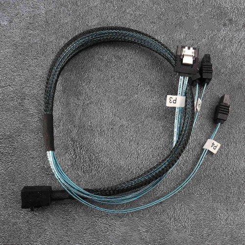 Cavo interno da Mini a SATA, compatibile con SFF-8643 a SATA con breakout compatibile con controller 1