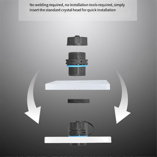 2PCS RJ45 Panel Mount Coupler, IP68 Shielded Industrial Panel Mount Ethernet LAN Through Connector f 2