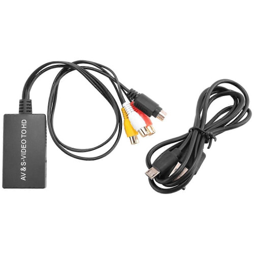 Μετατροπέας SVideo σε HDMI Ο μετατροπέας S-Video και 3RCA CVBS Composite 1