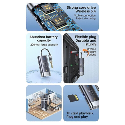 Κινητό τηλέφωνο αυτοκινήτου G76, Bluetooth, συσκευή αναπαραγ 2