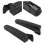 1 Pair Car Armrest Adjustable Angle Seat Armrest Shockproof PU Sponge Black Universal Replacement Ca 2