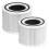 2Pack Replacement Filter for Puro 240 Air Purifier PuroAir HEPA 14 Filter Replacement Filter 1