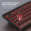 TeckNet TECKNET Wired USB Keyboard, Full-Size, QWERTY UK Layout, Backlit 7-Colors 4