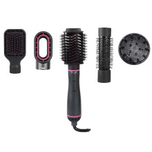 Pretfy 5-in-1 Heißluftbürsten-Set: Abnehmbare Haartrocknerbürste mit Volumizer-Funktion zum Trocknen,