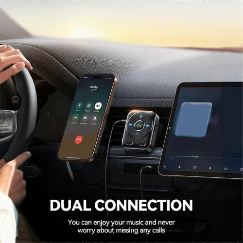 Δέκτης Bluetooth 5.4 AUX αυτοκινήτου, ισχυρότερος προσαρμογέας B 2
