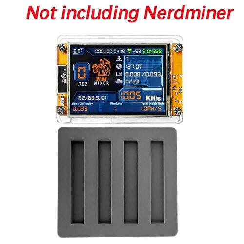 Βάση στήριξης NMMiner 4 θέσεων 2,8 ιντσών για NerdMinerBitcoin Crypto Solo Miner 4 θέσεων 1