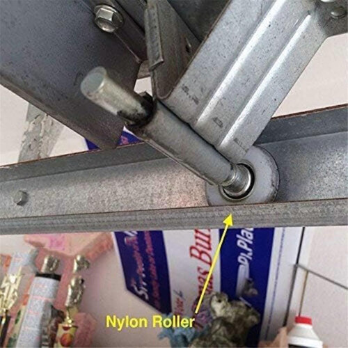 Ροδέλα γκαραζόπορτας 4 ιντσών, 12 τεμάχια, αθόρυβο νάιλο 1