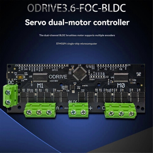 ODrive3.6 56V FOC-BLDC Servo Dual Motor Controller STM32F4 Support Multiple Encoder ODrive3.6 Motor 1