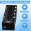 1 ζεύγος επέκτασης Ethernet XLR/ήχου RJ45 4 καναλιών, επέκταση XLR 4