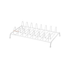 Dish Drying Rack Plate Holders Organizer Metal Dish Drainer Kitchen Plate Storage Dying Rack for Cabinet