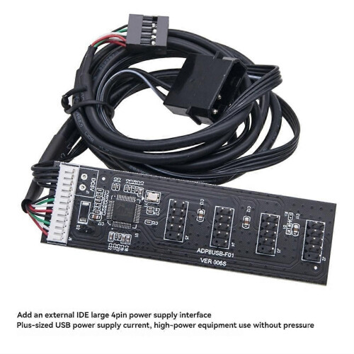 Hub Splitter with IDE Interface Cable for PC Mainboard Adapter 2