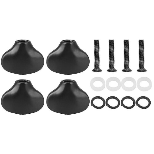 Ukulele Tuning Peg Cap, Small Fishtail Loop for Guitar Neck, Black